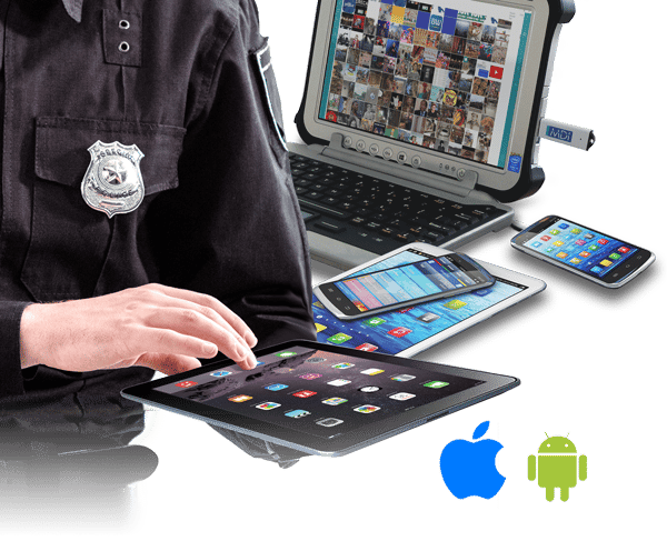 ADF Police Using Mobile Device Investigator