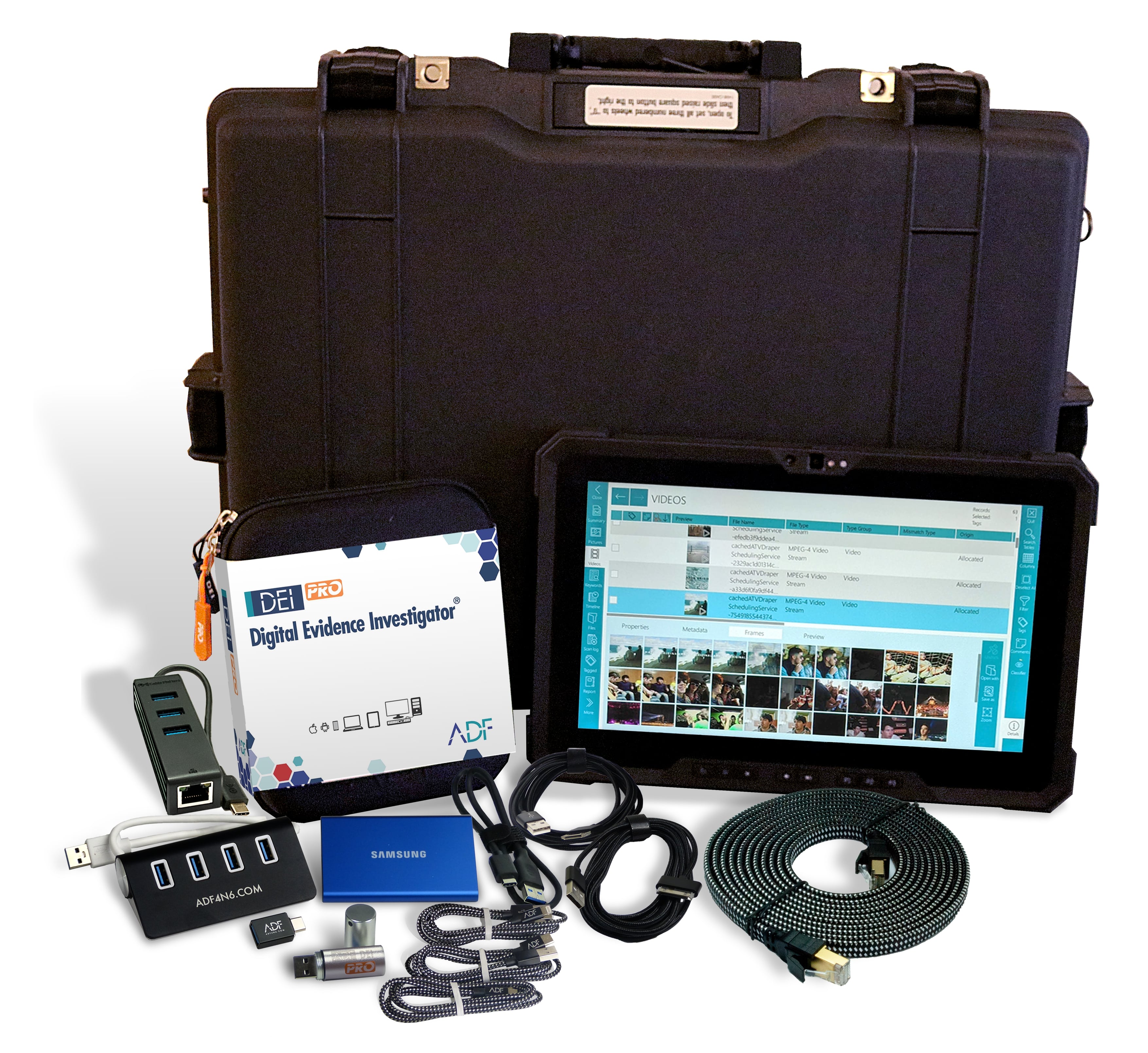 Digital Evidence Investigator® PRO Forensic Field Tablet Case
