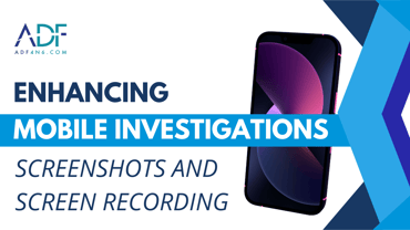 Enhancing Mobile Investigations A Focus on Screenshots and Screen Recording (Twitter Post)