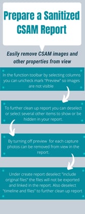 How to Prepare a Sanitized CSAM Report