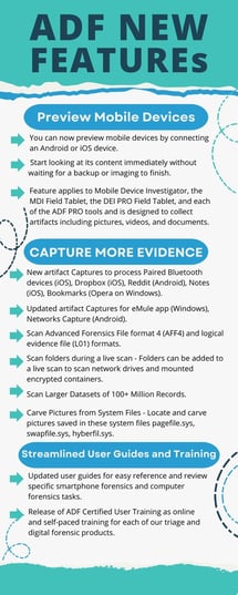 Mobile Preview Forensic Triage & ADF New Features