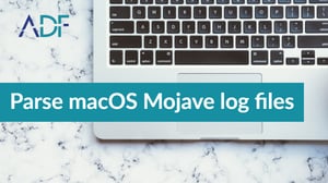 Parse macOS Mojave log files