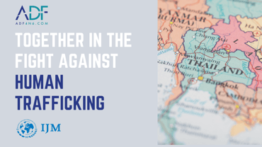 Together Against Human Trafficking IJM + ADF (Twitter Post)
