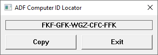 ADF Computer ID Locator