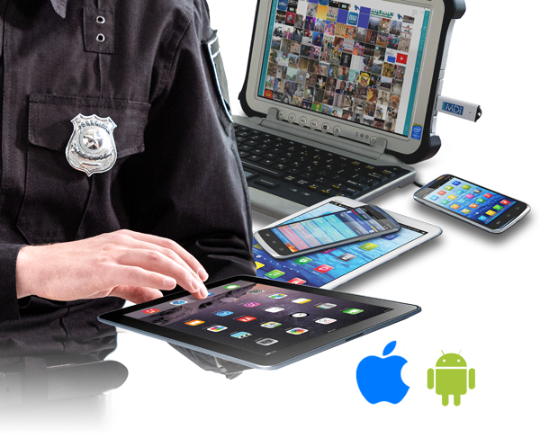 ADF Police Using Mobile Device Investigator