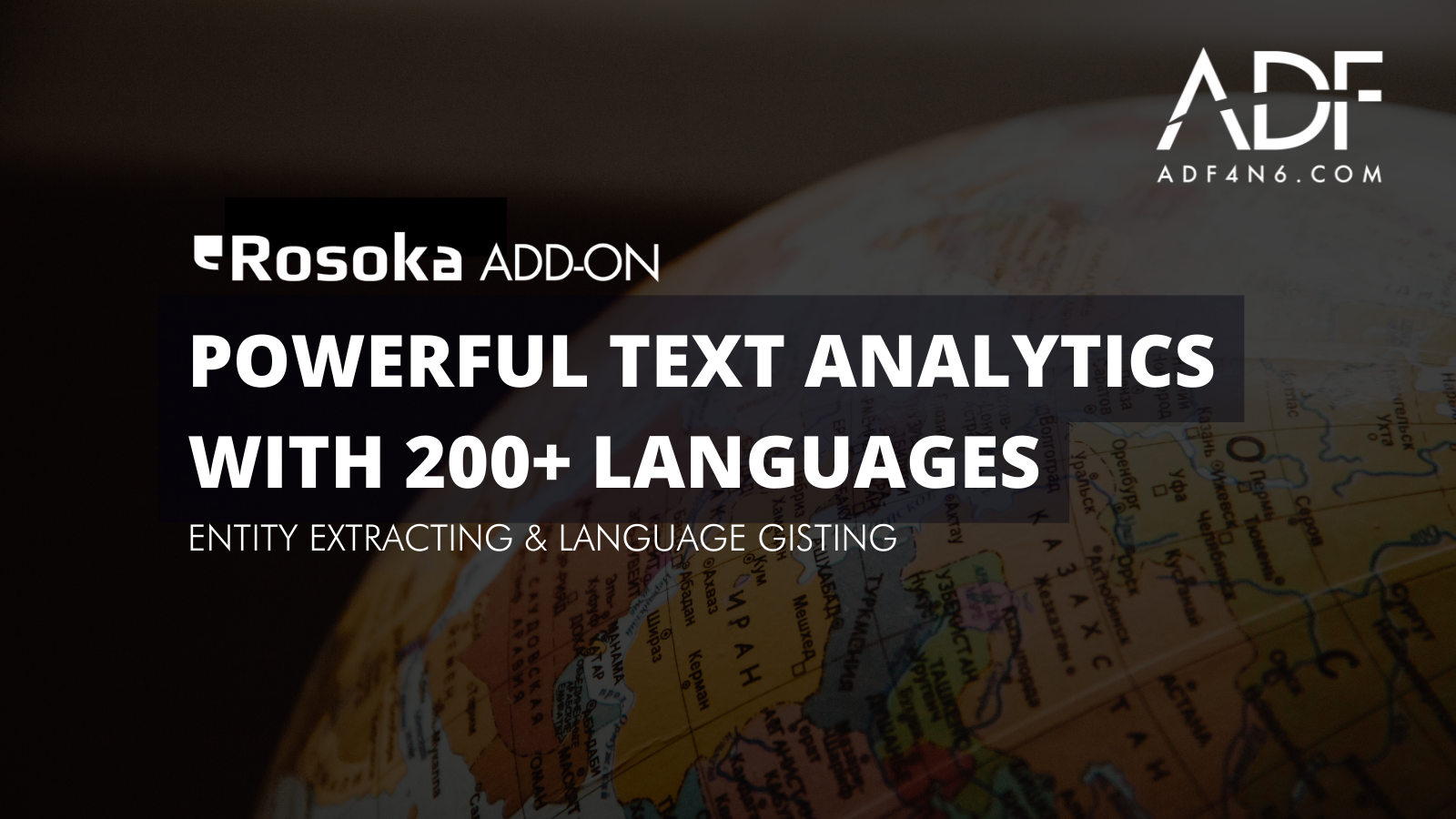 Rosoka Add-on Powerful Text Analytics