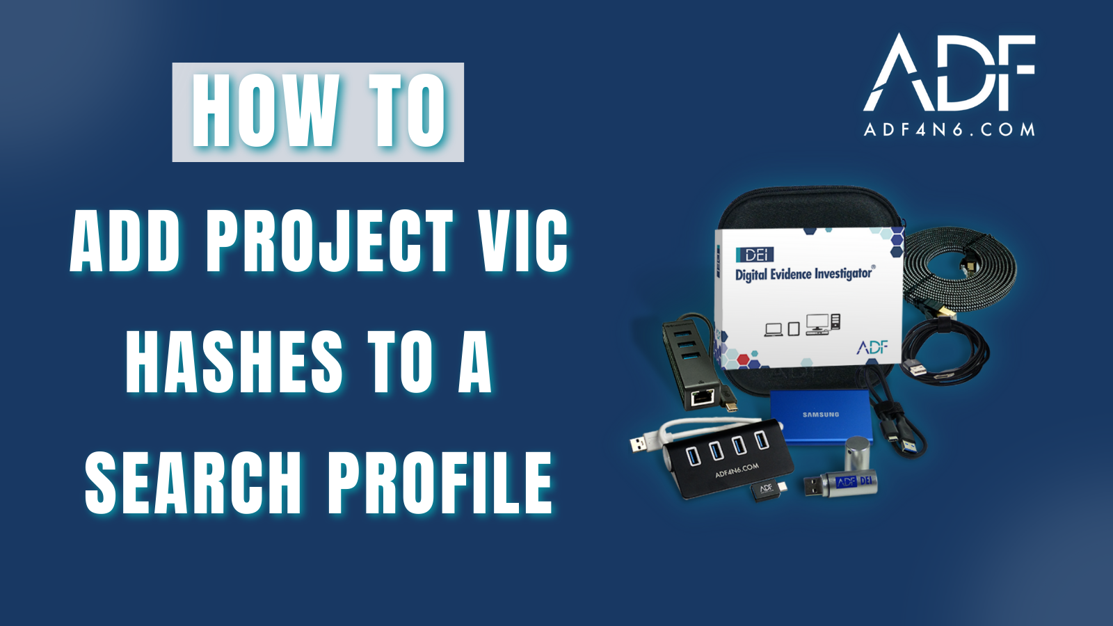 Adding Project Vic Hashes to a Search Profile
