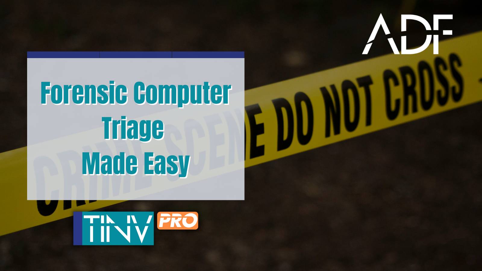 Forensic Computer Triage Made Easy
