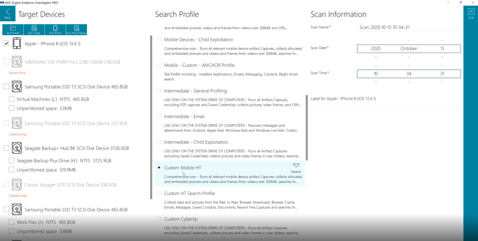 Human Trafficking - Webinar Screenshot Search Profile