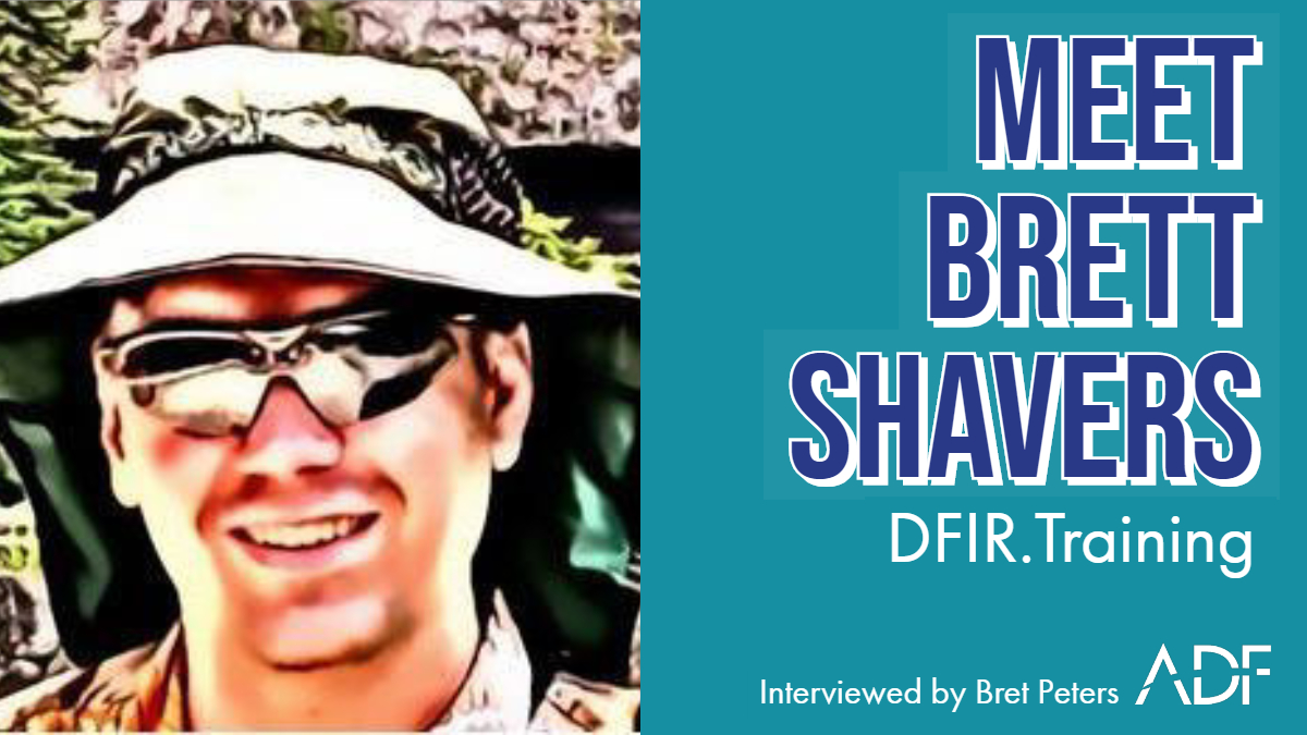 Meet Brett Shavers, DFIR Training Manager
