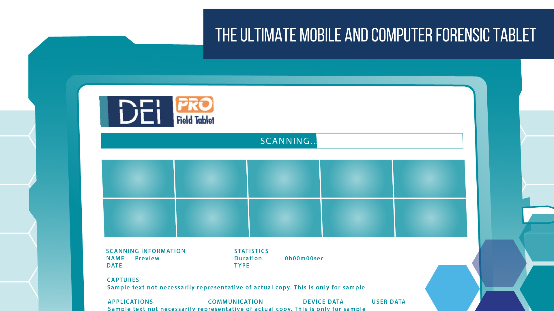 The best mobile and computer forensic tablet - DEI PRO Field Tablet